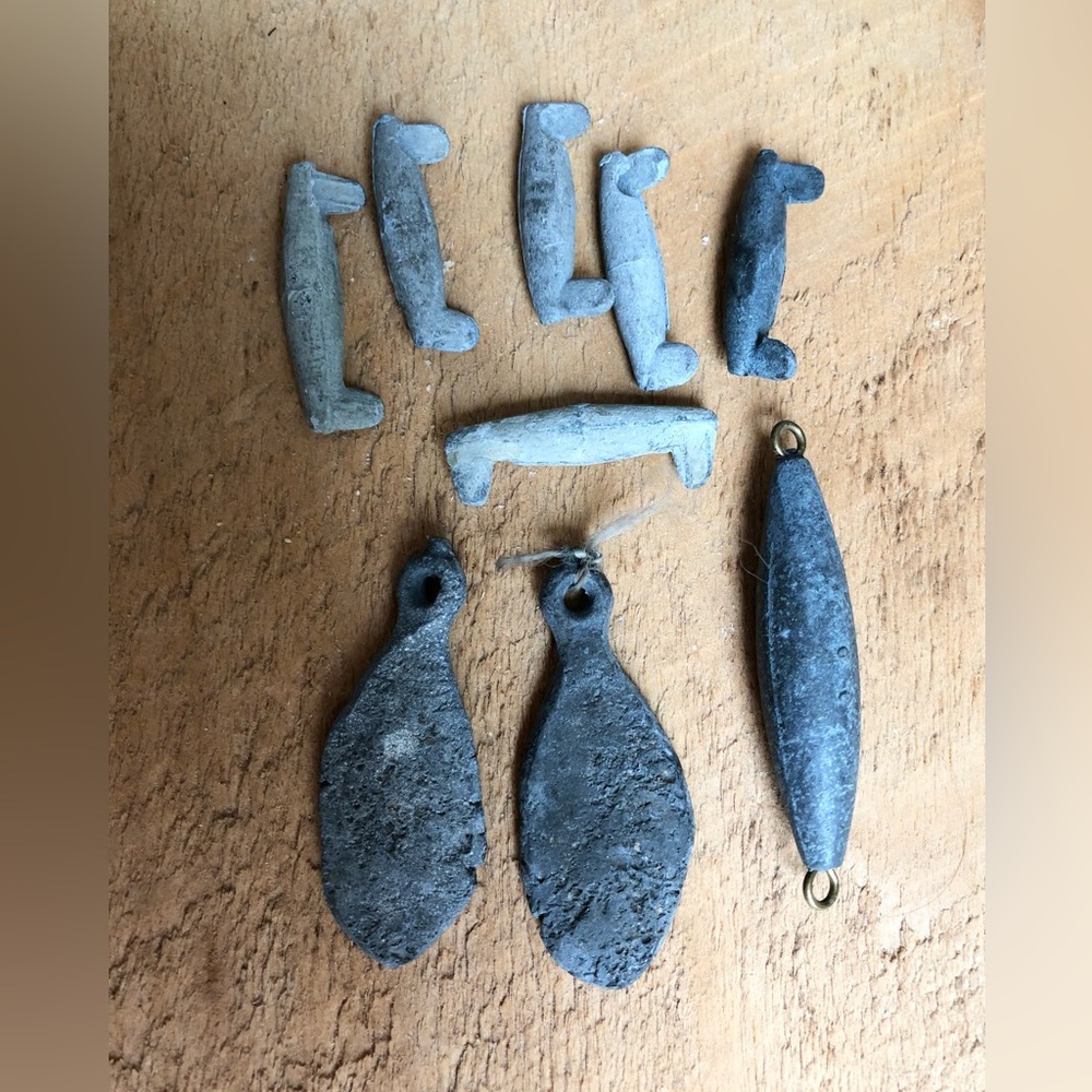 Antique Fishing Sinkers Weights